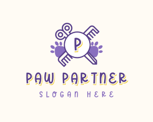 Paw Pet Grooming logo design