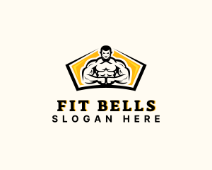 Strong Fitness Man logo design