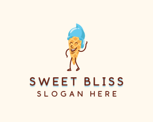 Ice Cream Cone logo design