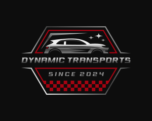 SUV Car Transport logo design