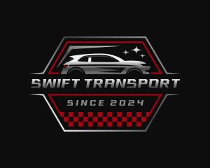 SUV Car Transport logo design