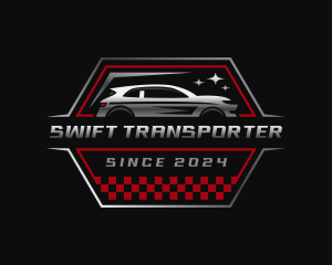 SUV Car Transport logo design