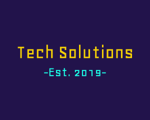 Arcade Technology Text Font logo