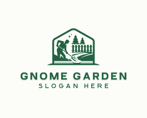 Landscaping Gardener Backyard logo design