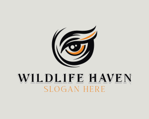 Zoo Wildlife Eye logo design