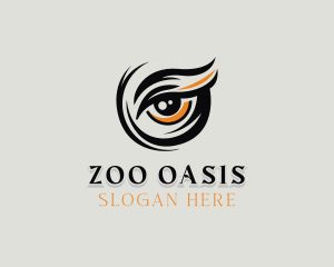 Zoo Wildlife Eye logo design