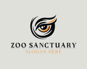 Zoo Wildlife Eye logo design