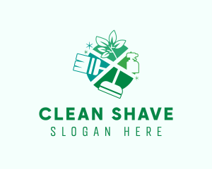 Green Clean Sanitation logo design