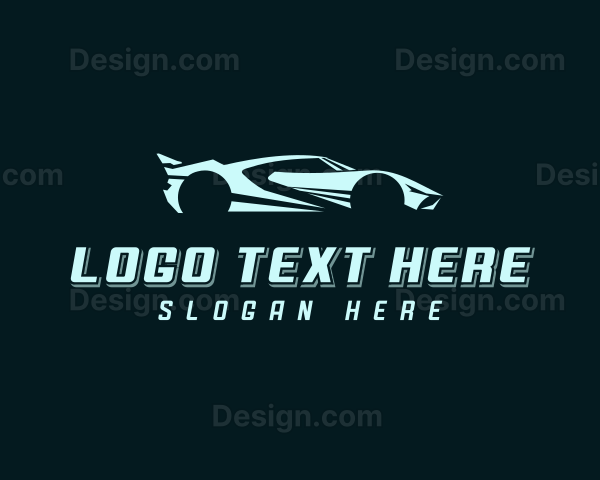 Vehicle Racer Transportation Logo