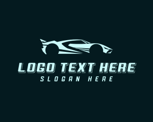 Vehicle Racer Transportation logo