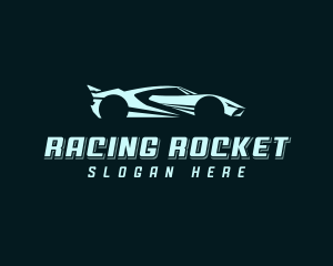 Vehicle Racer Transportation logo design