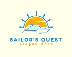 Sailor Travel Ship logo design