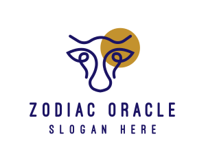 Moon Zodiac Taurus logo