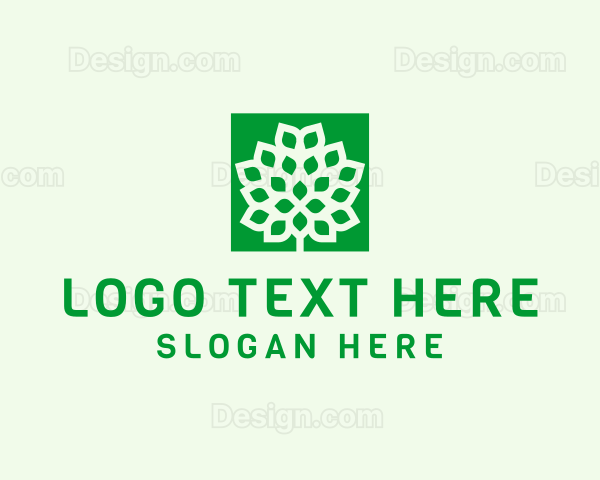 Tree Planting Nature Logo