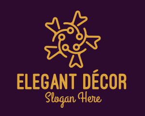 Decorative Elegant Flower logo design