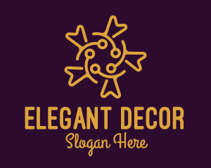 Decorative Elegant Flower logo design