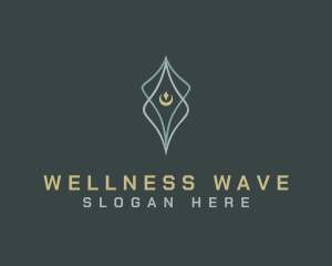 Moon Yoga Wellness  logo design