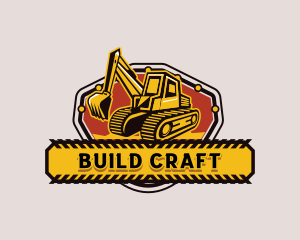 Industrial Excavator Machine logo design