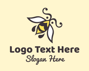 Honey Bee Insect logo