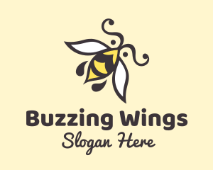 Honey Bee Insect logo