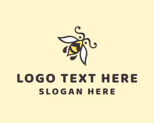 Honey Bee Insect logo