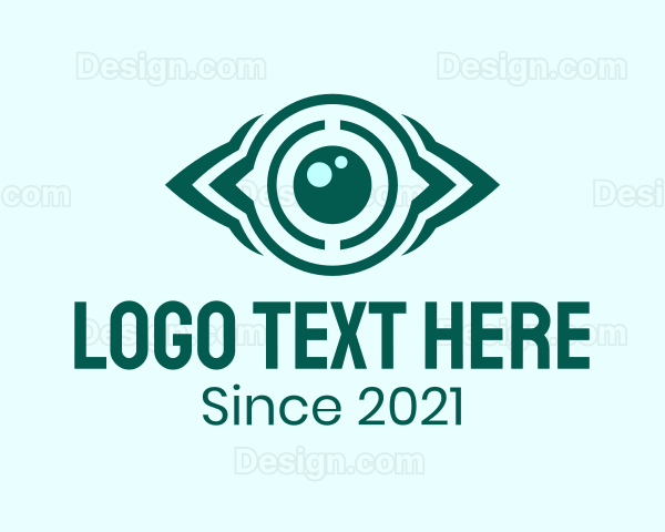 Surveillance Hypnotic Eye Logo