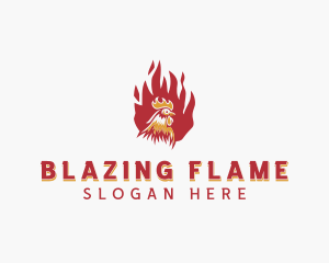 Flame Chicken Grill logo design