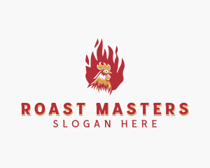 Flame Chicken Grill logo design