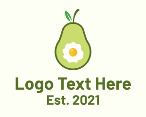 Breakfast - Egg Avocado Breakfast logo design