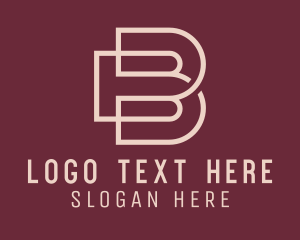 Consultant - Media Consultant Letter B logo design