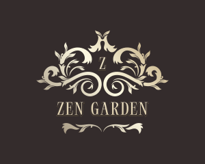 Stylish Floral Garden logo design