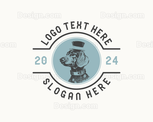 Dachshund Dog Pet Logo