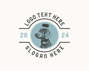 Dachshund Dog Pet Logo