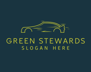 Green Car Motorsport logo design