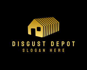 Gold Warehouse Home logo design