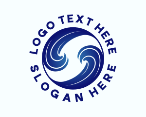 Ocean Water Wave logo