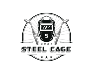 Welder Metalwork Industrial logo design