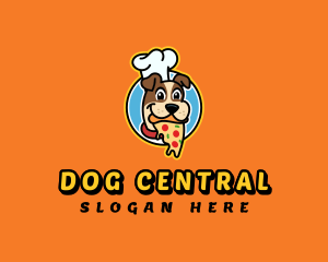 Pizza Dog Chef logo design