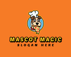 Pizza Dog Chef logo design