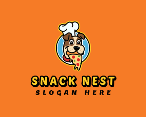 Pizza Dog Chef logo design