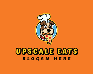 Pizza Dog Chef logo design