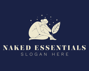 Nude Woman Model logo design