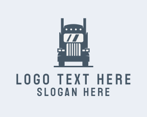 Transportation - Transport Truck Delivery Trucking logo design