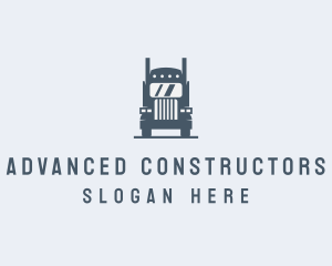 Transport Truck Delivery Trucking logo design