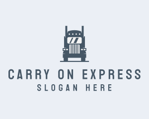 Transport Truck Delivery Trucking logo design