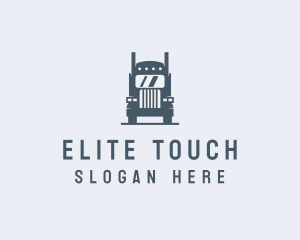 Transport Truck Delivery Trucking logo design