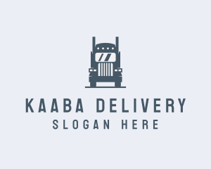 Transport Truck Delivery Trucking logo design