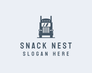 Transport Truck Delivery Trucking logo design