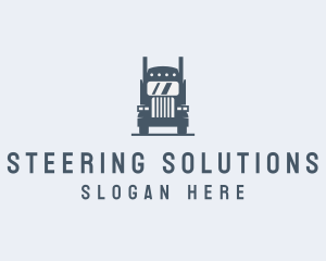 Transport Truck Delivery Trucking logo design