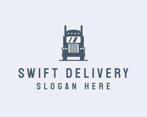 Transport Truck Delivery Trucking logo design